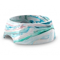 TARHONG Миска для животных "Marble Swirl", мрамор цветной, 18х18х7,1см (590мл)